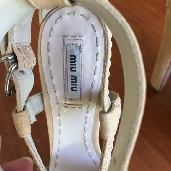 Miu miu beige heels - Picture 7 of 7